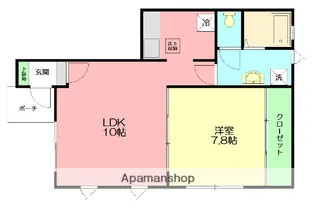 ブルーム【1階】の間取り