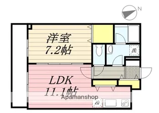 ライフピアモア湘南【2階】の間取り
