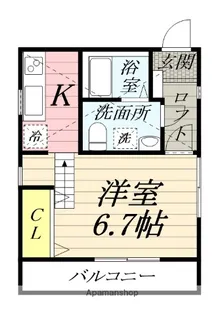 ルーチェ藤沢【1階】の間取り