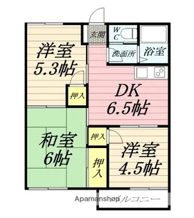 グリーンハイム【1階】の間取り