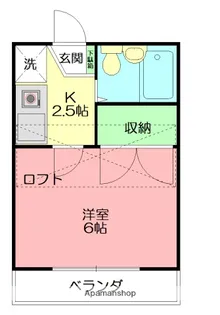 フレックスⅢ【1階】の間取り