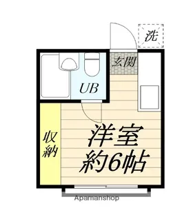 ハーヴィーフラット【1階】の間取り