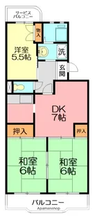 第2メゾン星崎【4階】の間取り