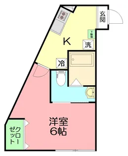ベイルーム辻堂元町Ⅱ【2階】の間取り