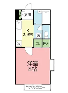 燦ハイム【2階】の間取り