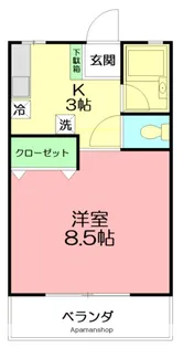 エスポワール平井【1階】の間取り