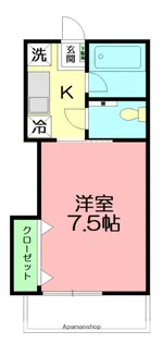 ベルフォルト【1階】の間取り