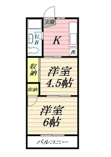 花園コーポ【1階】の間取り