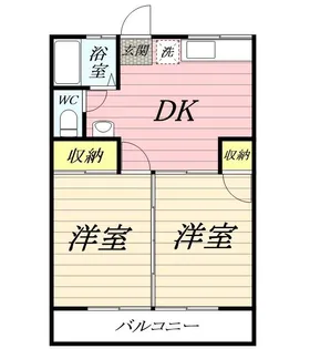 メゾンド藤【1階】の間取り