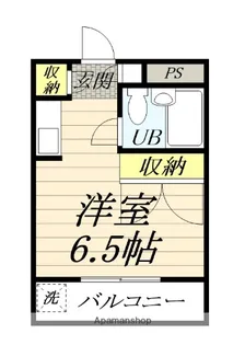 ユースフル南林間【2階】の間取り