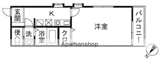 ミル シャンブル【1階】の間取り