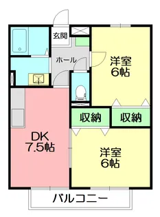 ノベルハイツⅠ【2階】の間取り