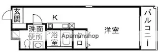 ブルークロス湘南【1階】の間取り