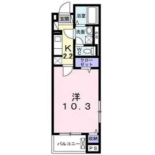 リズミン【2階】の間取り