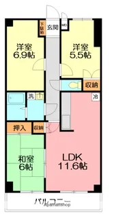 ヴェルテックス湘南【1階】の間取り