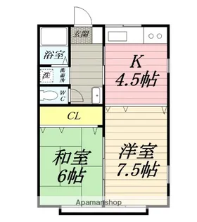 メゾンベル【1階】の間取り