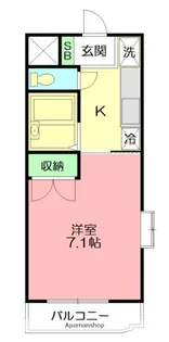 メゾン榎木町【3階】の間取り