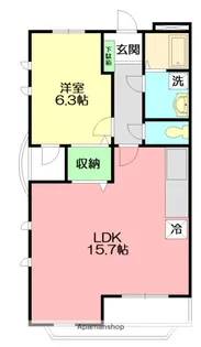 ファヌエル【4階】の間取り