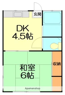 井村荘3号棟【2階】の間取り