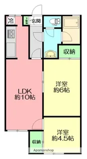 ロードリーT・1【1階】の間取り