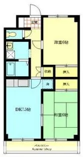 クローカス藤沢【3階】の間取り