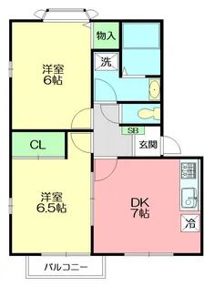 ラ・フォーレA【1階】の間取り