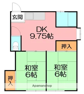 フラットSANO【2階】の間取り