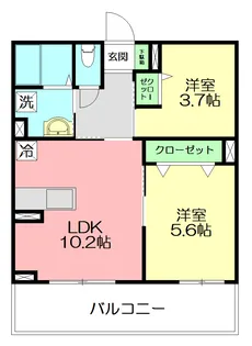 CONTRAIL 湘南【3階】の間取り