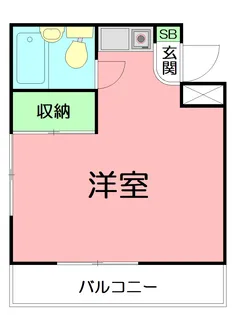 代官アートハウス【4階】の間取り