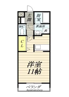 ジ・アパートメントIKEGAMI【2階】の間取り