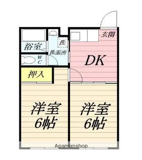 ラ・メール【2階】の間取り