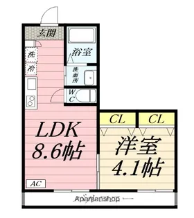 プリマヴェーラ湘南【2階】の間取り