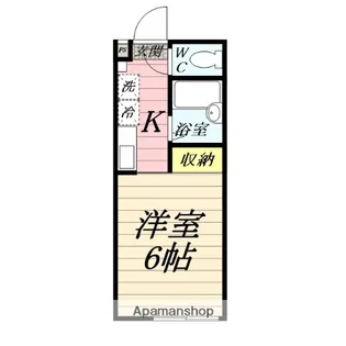 ロッシェル中央林間 第9【1階】の間取り