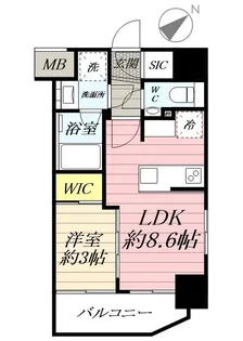 エステムプラザ湘南藤沢【2階】の間取り