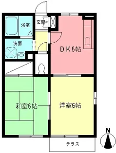 シャルム下落合【1階】の間取り