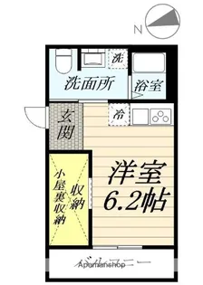 サザンクロス本鵠沼【2階】の間取り