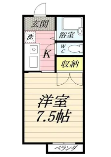 クロノス南矢名1番館【1階】の間取り