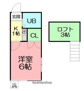メゾン東海大学前駅第5【1階】の間取り
