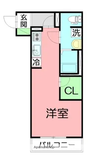 ゼフィール鶴美ヶ丘【1階】の間取り