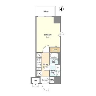 LIME RESIDENCE HIRATSUKA WEST【9階】の間取り