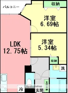 平塚スタービル【2階】の間取り