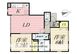 グランセレッソ湘南【1階】の間取り