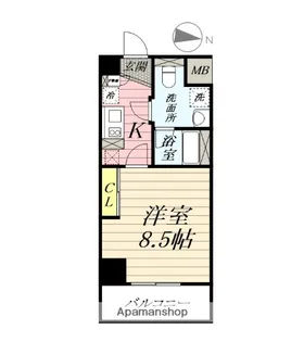 ACCESS湘南平塚【6階】の間取り