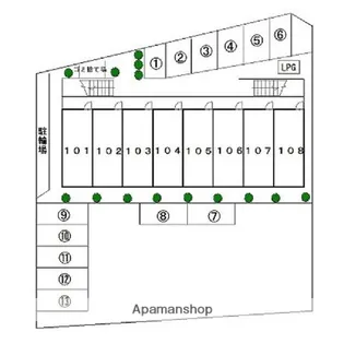 アムール リヴェール【1階】の間取り