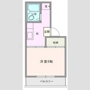 ジュネス湘南【1階】の間取り