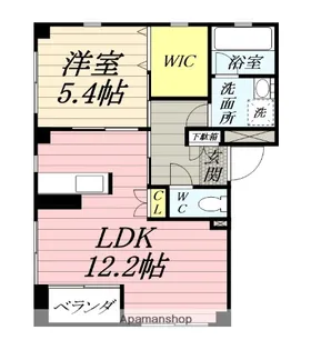 アシュリーK【1階】の間取り