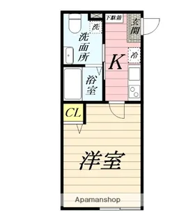 ラフィーネ大和【3階】の間取り