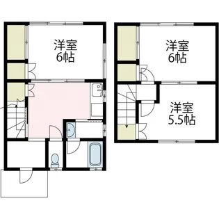コーポユズB棟【101号室号室】の間取り