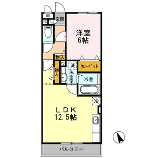 グランドソレイユ【3階】の間取り