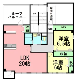 コンブロンビル【4階】の間取り